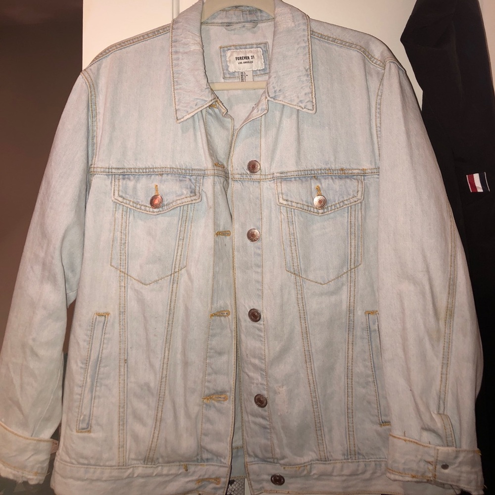 Light wash jean jacket